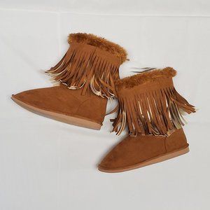 Crazy 8 Moccasin Boots Size 13 Brown